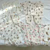 Kleidungssets Baby Mädchen Junge Baumwolle Nachtwäsche Kleinkind Kind Cartoon Drucken Niedliche Gaze Pyjamas 2 Stücke Homesuit Sommer Nachtwäsche Kinder Kleidung