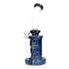 10 Inches Hookah inner sculpture craft Dab rig Smoke water pipe glass Pipes cool bongs Oil rigs recycler bong 14.4 mm Jonit size