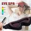 Sleep Masks Electric Heated Eye Mask Compress Sleep Eye Mask Relieves Dry Eyes Fatigue Dark Circles Eyeshade Eyecover SPA Warm Treatment 230620