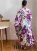 Robes décontractées basiques TRAF Femmes Robe Mode Imprimé Popeline Midi Découpe Avec Manches Moyennes Et Longues Robe Femme Dame Femme Robe 230620