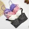 Tanques femininos Sexy Lady French Rose Flower Suspenders Top Corsets Bachelorette Bustier Bra Push Up Slim Fit Bralette feminina