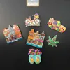 Holanda Criativo Imã de Geladeira Souvenir Amsterdã Rua Paisagem Cultural Turista Idéias para Presentes 3D Resina Imã de Geladeira Decoração L230621