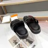 Slippers 2023 New Couples Flat Plush Leather Women's Leisure Slippers Men's Roman Sandals In The Summer PeepToe Shoes On Foot J230621