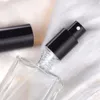 100 Stück 50 ml quadratische Glasparfümflasche Leer Parfum Klare Sprayverpackung Nachfüllbare Flaschen Zerstäuber Naspw Uhprb