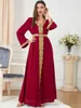 Vestuário Étnico Árabe Marrocos Muçulmano Vestido Abaya Mulheres Bordado Maxi Abayas Dubai Turquia Islam Kaftan Longue Musulmane Vestidos Largos 230620