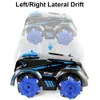 2.4G High Speed Drifting Stunt Car 4WD Remote Control Car Flipping Stunts with Light Sound RC Car Toy for Kids Gift