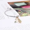 Charmarmband meirenpeizi söt pendell julklapparmband för kvinnliga barn legering trend personlighet smycken