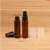 30pcs/Lot Promotion Plastic 30ml Amber Lotion Pump Bottle 1OZ Women Cosmetic Container Small Refillable Packaging 30cc Pothigh quantlty Ldfx