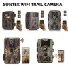 Caméras de chasse extérieure WIFI APP 4K27K 36MP24MP caméra de piste faune infrarouge vision nocturne mouvement activé IP65 piège jeu Cam étanche 230620