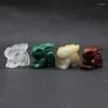 Pochettes à bijoux 12 pièces naturel mixte cristal Quartz sculpture boîte Reiki guérison pierres précieuses Collection décor cadeaux d'anniversaire