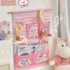 Borse portaoggetti Simpatiche tasche da appendere alla parete con 3/6 tasche Organizer per borse Kawaii Cartoon Door