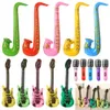 Party Balloons 15st uppblåsbara instrument Blow Bundle Simuleringsinstrumentgitarrer Saxofoner Mikrofoner Musikballonger Set Party Toy 230620