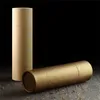 3 färger 250 gram stort parfympappersrör Förpackning Joss Stick bekvämt som bär Kraft Paper Inalce Tube Ge Box