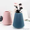 Planters Pots Creative Decoration Crafts Decoration Flower Pot Dry Wet Dual Use Flower Decoration Imitate Porcelain Plastic Container