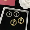 Luxury Hoop Earrings for Womens Designer Gold Earings Jewelry Womans Silver Earring Stud Dangle Hoops Earing des Boucles Oreilles Wedding Present 236215d