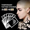 Tillfälliga tatueringar 100st små bild tatuering klistermärken henna glitter tatuering stencils mall kropp målning stencil papper tatuering grossist 230621