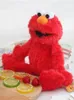 Poupées en peluche Sesame Street Marionnette à main en peluche Elmo Monster Big Bird Oscar Zoe Animal en peluche Enfants Éducatif Cosplay Props Cadeau 230620