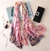 Scarves Spring Summer Style Fashion Scarf Women Printed Shawl Elegant Sun-resistant Silk Chiffon Hijab Blanket