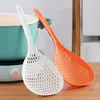 1pc Slotted Spoon, Household Colander With Long Handle, For Dumpling And Noodles, High Temperature Resistant Large Draining Spoon