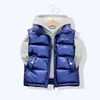 Gilet Enfants Vers Le Bas Gilets Garçons Filles Printemps Manteaux Chauds Enfants Vêtements De Mode Vestes Ados Bande Dessinée Imprimer Survêtement Gilet 230620