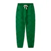 Calças Femininas Itália Masculinas Calças Jogger de Designer com Letras Hip Hop Calças Esportivas Calças de Cintura Elástica Calças de Pista Roupas Homme Verde Cáqui