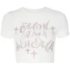 Camiseta Feminina Gótico Streetwear Branco Crop Top Vintage Lazer Gruge T shirt Y2K Roupas Punk Slim Fit Menina Bebê 230621