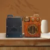 Mini Speakers retro wireless bluetooth mini radio speaker portable subwoofer outdoor small steel gun creative caixa