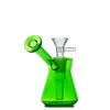 핸드 오일 버너 봉 물 파이프 Recycler Dab Rig Bongs 14mm 여성 조인트 두꺼운 파이렉스 Heady 유리 물 담뱃대 남성 오일 버너 파이프 흡연