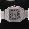 CarterSs tittar på JKAQ Diamonds Premium High Quality VVS Top Brand Hot Custom Dign Hip Hop Men Woman Luxury Hand Set Led Out Moissanite Watch40megv7JGtyn