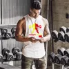Men's Tank Tops Mens Gym Clothing Workout Muscle Top Casual Sleeveless Sporting Shirt Running Training Singlets Cotton Fitness Vest