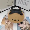 New Topless Hat New Sun Hat with Wide Brim Headband Design Bow Show Face Small Visor Straw Hat