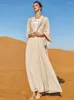 Этническая одежда Рамадан Шифон Открытый халат Африканское кимоно Femme Musulmane Абая Дубай Арабский Турция Ислам Мусульманское платье Кафтаны для женщин