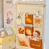 Borse portaoggetti Simpatiche tasche da appendere alla parete con 3/6 tasche Organizer per borse Kawaii Cartoon Door