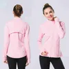 Define Giacca da Yoga Giacca Slim con Fitness Autunno Solido Cappotto da Ginnastica Traspirante per Allenamento Corsa Sport Felpe con Cerniera Top Attillati lu-777 lululoemon