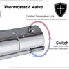 Pommeaux de douche de salle de bain ensemble de robinets thermostatiques chromés mitigeur et robinet de baignoire à mélange froid 230620