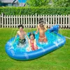 Sand Play Water Fun Kids Inflável Dolphin Water Spray Pad Toys Summer Outdoor Kids Play Water Game Garden Fountain Toy Party Game Toy For Children 230621