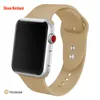 Zachte siliconen ademende band Rubbervervanging Sport Silicon Band voor Apple Watch Series 8 7 6 SE 5 4 3 2 1 se Smart Strap 49mm 41mm 45mm 38mm 40mm 42mm 44mm horlogebanden