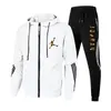 Men's Tracksuits Basketball Football Rugby two-piece with women's long sleeve hoodie et trousers Spring M-4XL