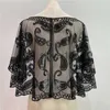 Vrouwen Blouses Shirts Zomer Lovertjes Vrouwen Blouse Shirt Harajuku Zwart Dames Shirts Blusas Korte Mode Party Tops Vrouw Kleding Robe Mujer Camisas J230621