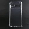 SUCKSUST COVER Transparent mjuk TPU -telefonfodral för Google Pixel 8 7 7A Pro 6A 5A 4 3A XL 3 Skydd Clear Case