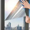 Autocollants de fenêtre Film de blocage UV Solaire pour la vie privée à la maison Un moyen et un filtrage de la lumière Facile à couper Installer