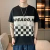 T-shirty T-shirty dla mężczyzn odzież Y2K Tops Camisetas Masculina Ropa Playeras Hombre roupas Masculinas Fashion krótkie koszulki z krótkim rękawem 230621