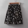 Rokken Zomer Koreaanse Vrouwen Hoge Taille Chiffon Mini Rok Zoete Dames Elastische Taille A-lijn Paraplu Shorts Rokken Grote Schommel Korte rok J230621