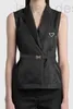 Abiti da donna Blazer firmati 2021 Blazer senza maniche primavera Gilet con lacci Eleganti gilet coreani Cappotto Causale Colletto rovesciato Giacche da donna 1XS8