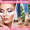 Eyelash Curler 110 Pcs Foam Eyepad Painless Lash Supplies PE Eye Patch Easy Remove Tape Makeup Stickers Under Pad 230621