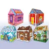 Toy Tents Kids Play House Game Tent Toys Dinosaur Pink Ice Cream Boy Girl Princess Castle Portable Indoor Outdoor Children Play Tent House 230620