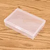 Transparent Plastic Storage Box Clear Square Plastic Jewelry Storage Boxes Business card box 9.2*6*2cm