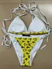 2024 Novo designer de moda Sexy Biquíni Conjunto barato Sexy Sets S Sets Clear Strap Shape Swimsuits Ladies Ternos de banho Swim Wear Beach Woman S Bioquini Luxur misto