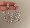 Стад S925 Серебряные игольчатые сплавные сплавные сплава Rhineston.