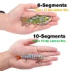 Esche Esche TREHOOK 10cm125cm Pike Wobblers per la Pesca Esca Artificiale Hard Multi Jointed Swimbait Crankbait Esca Realistica Tackle 230620